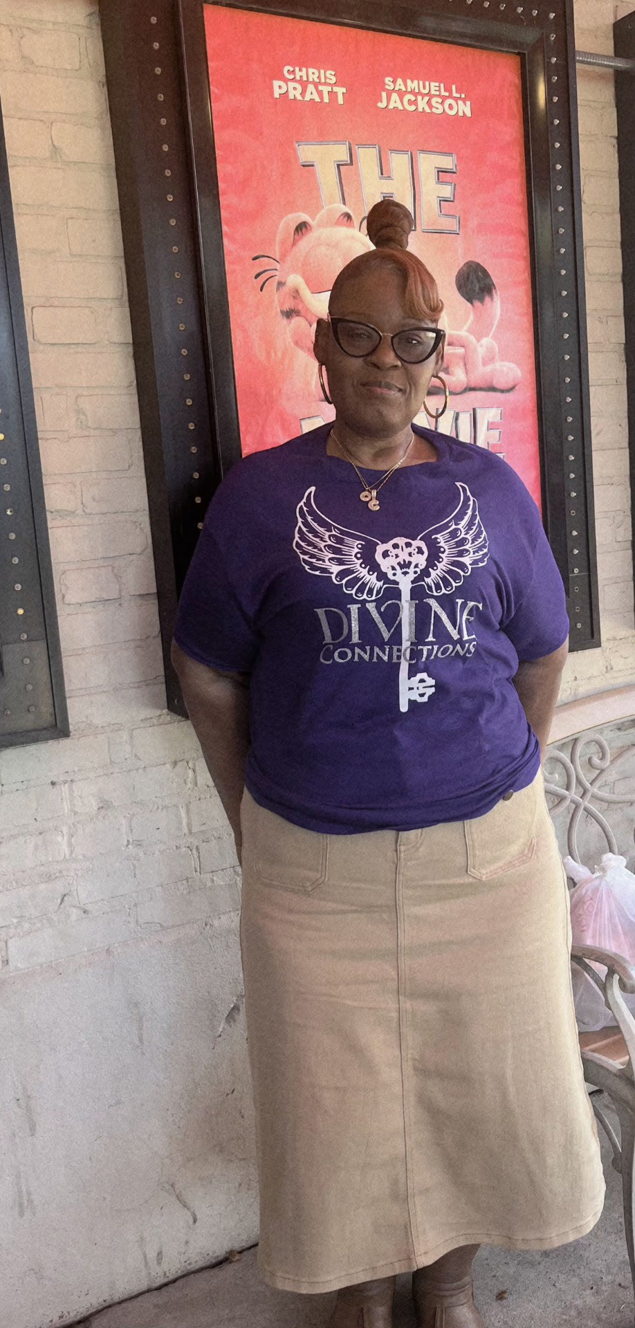 Purple Divine Connections Custom T-Shirt