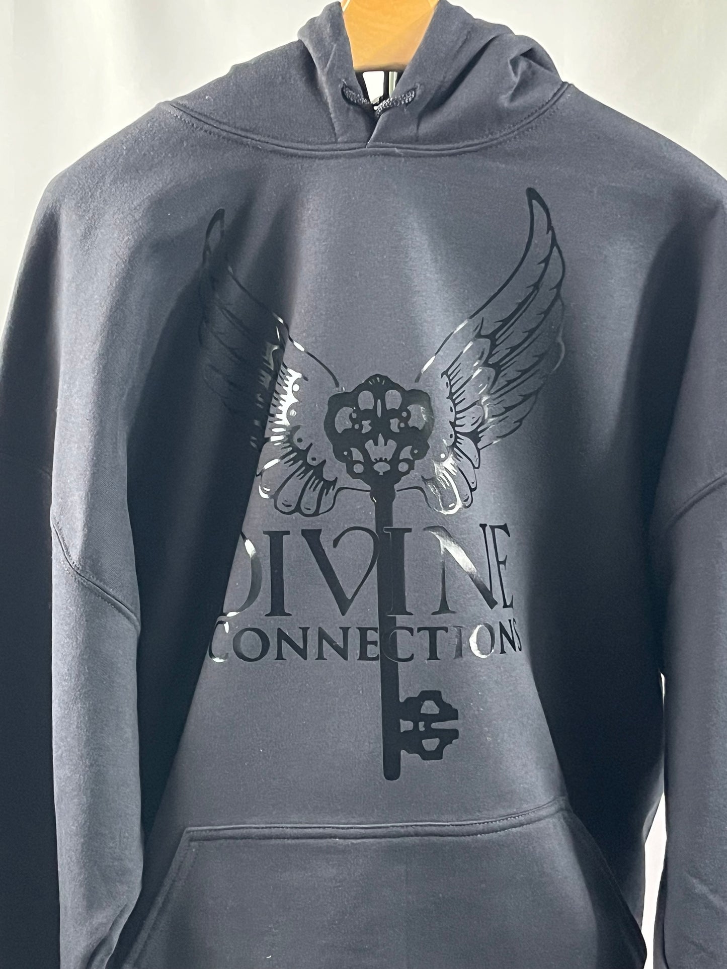Black on Black Divine Connections Hoodie