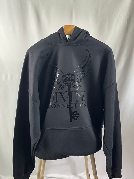 Black on Black Divine Connections Hoodie