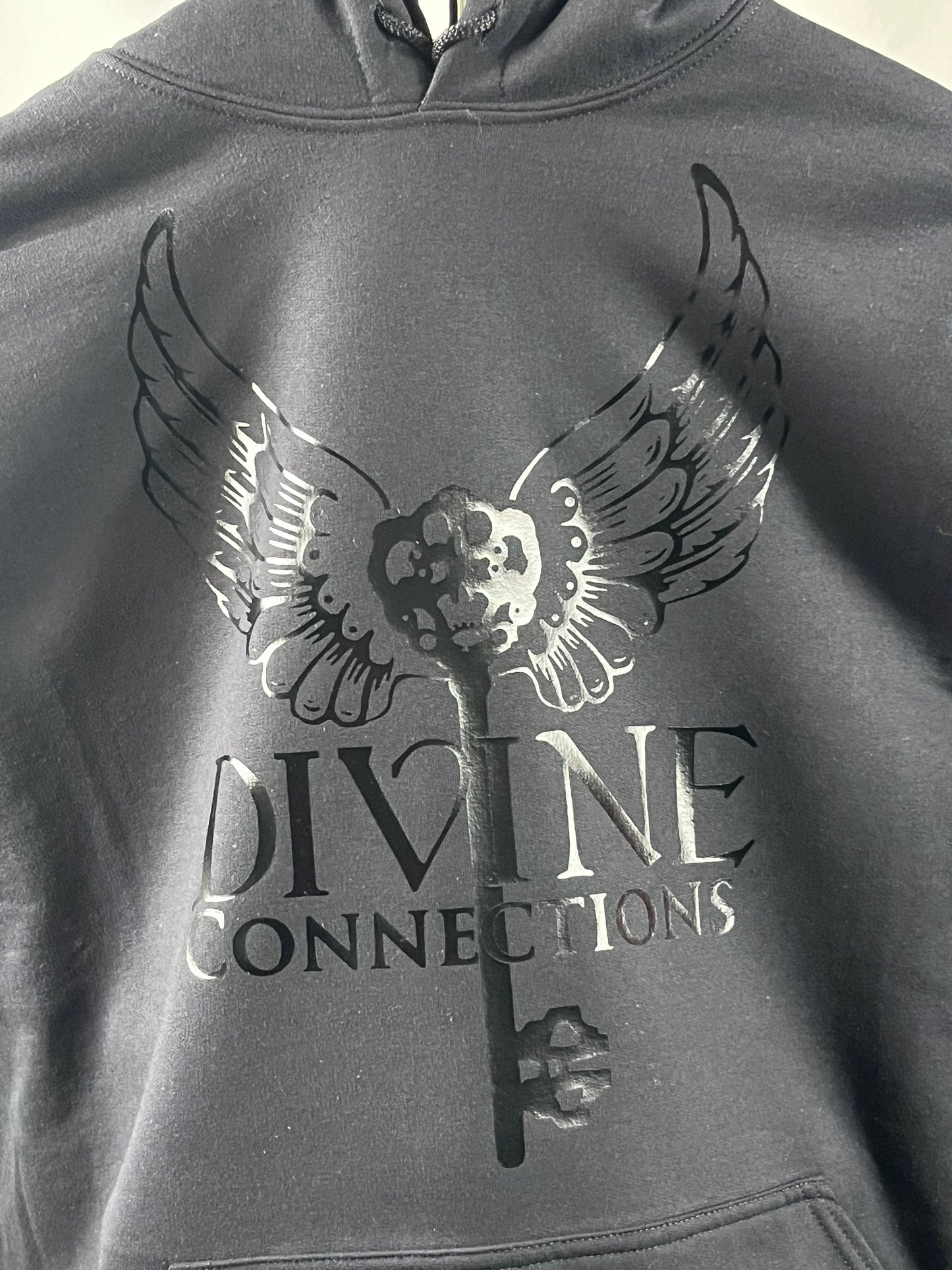 Black on Black Divine Connections Hoodie