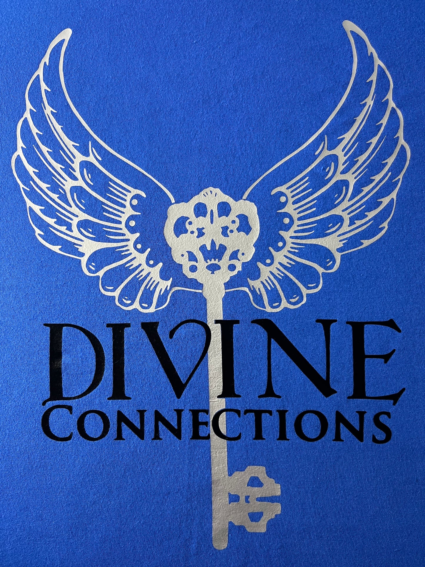 Royal Blue Divine Connections Custom T-Shirt