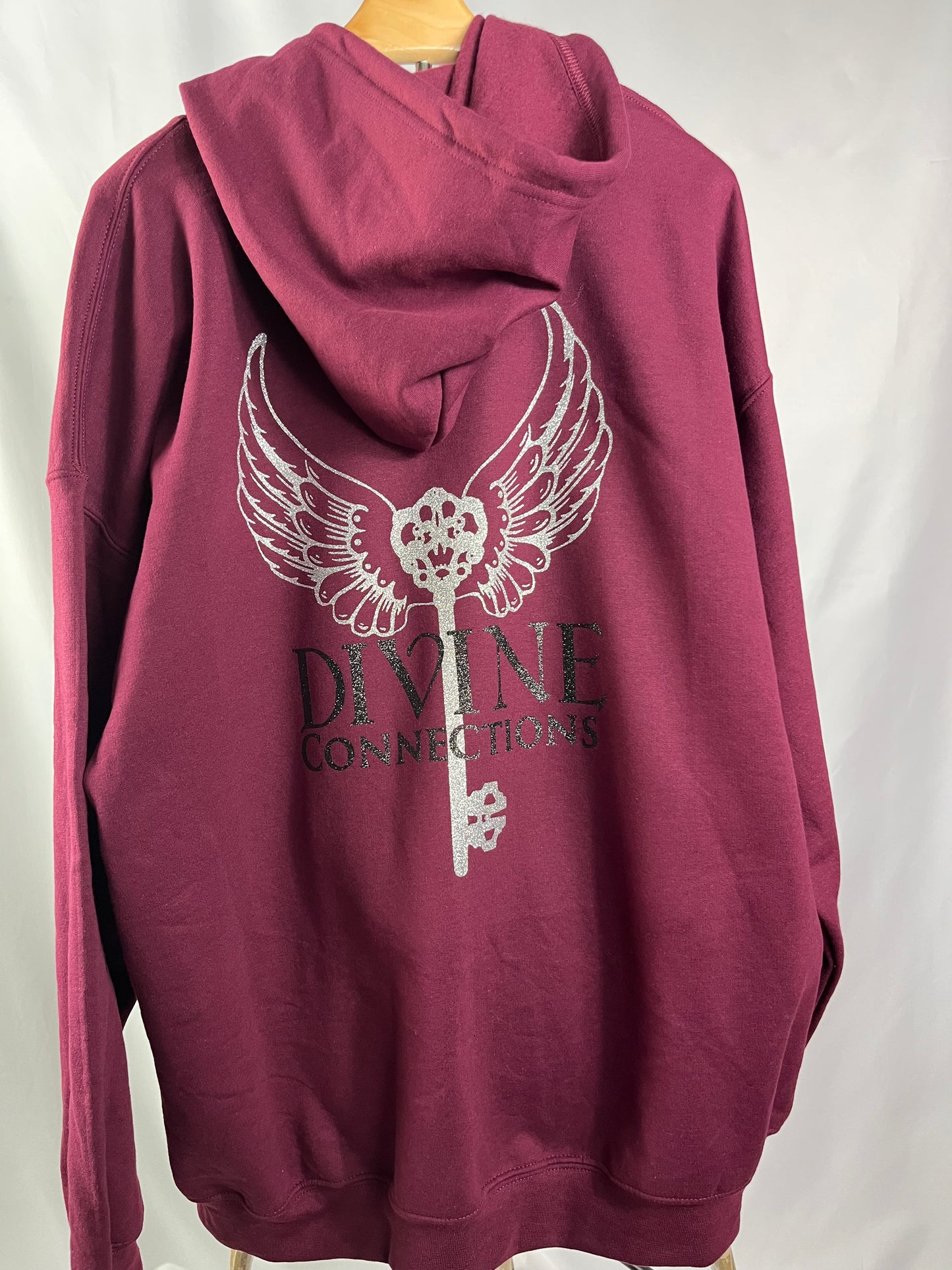 Maroon Divine Connections Hoodie