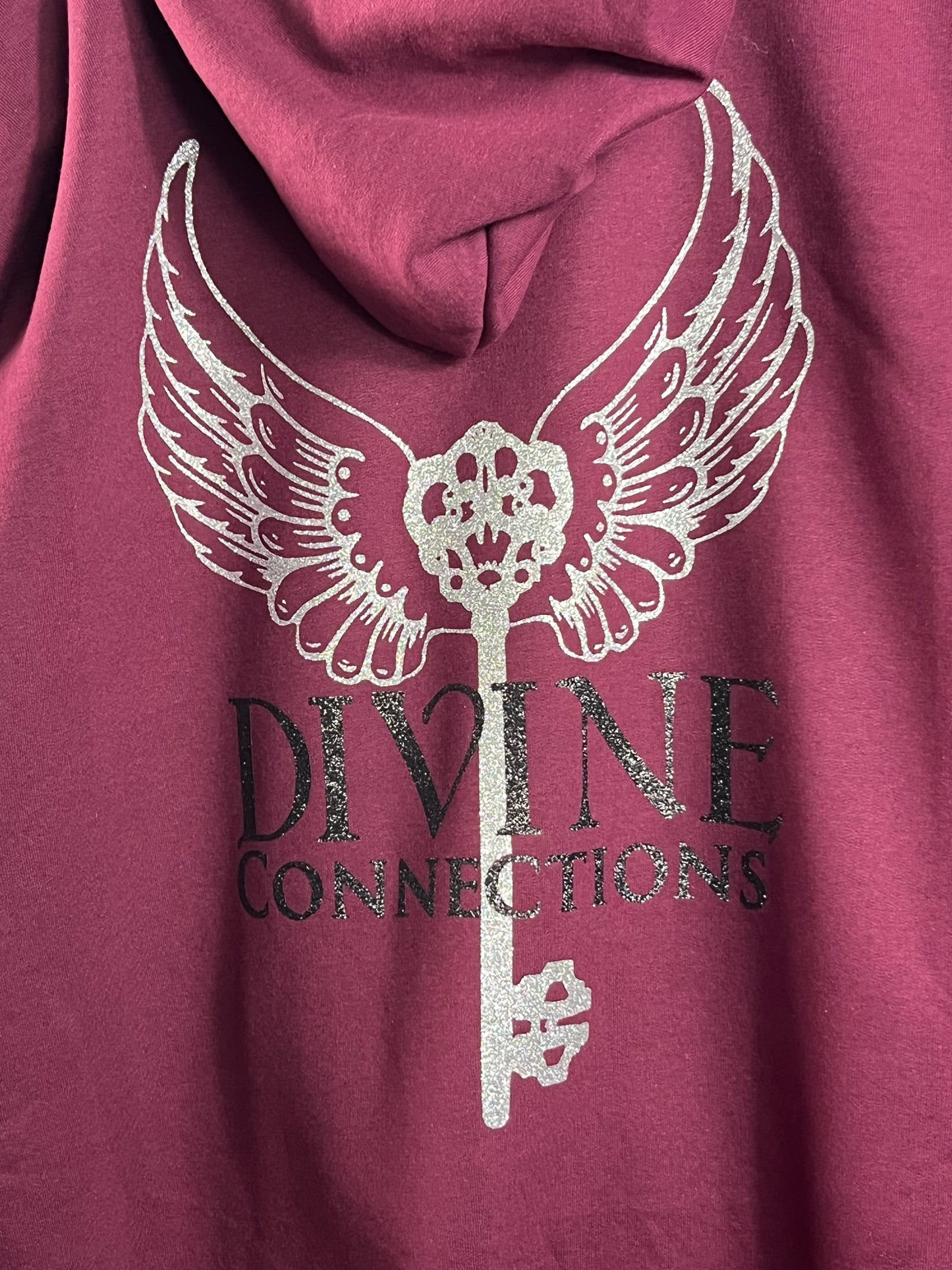 Maroon Divine Connections Hoodie
