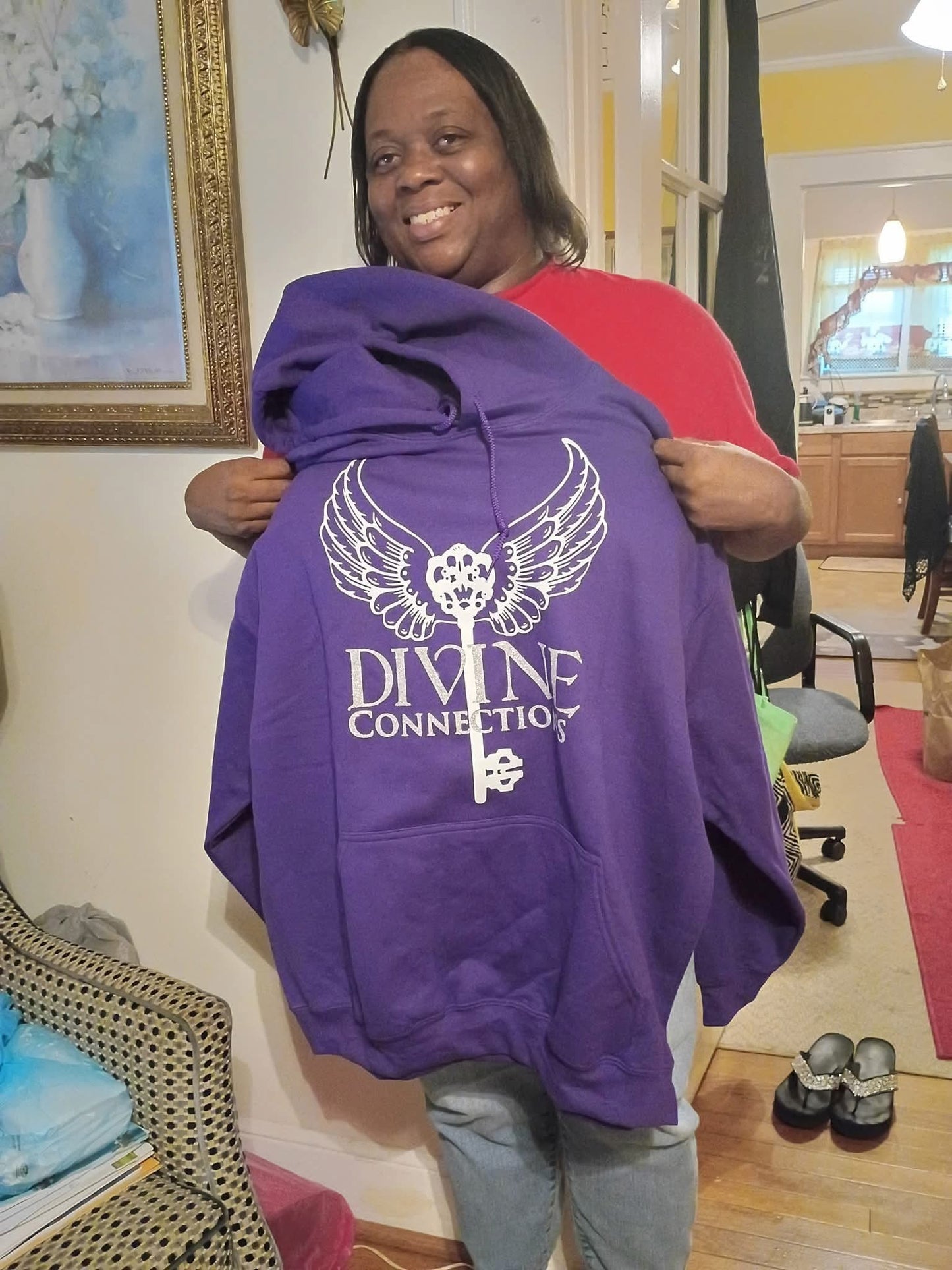 Purple Divine Connections Custom Hoodie