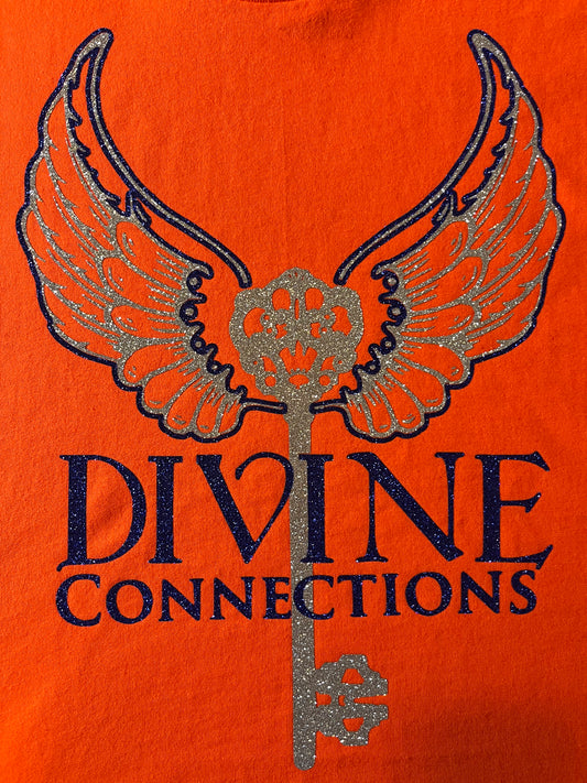 Orange Divine Connections Custom T-Shirt