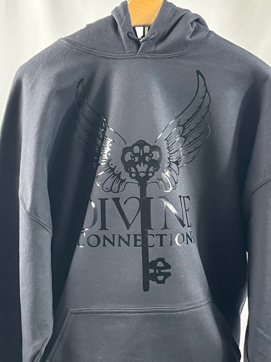 Black on Black Divine Connections Hoodie