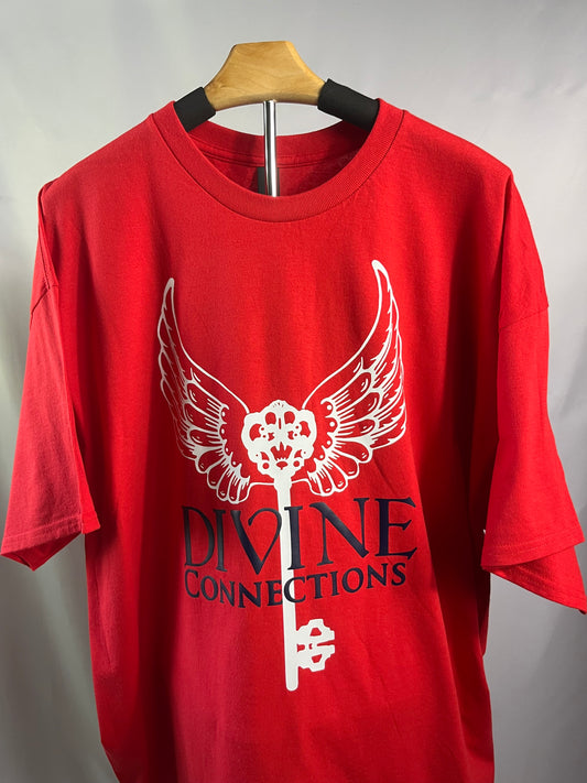 Red Divine Connections Custom T-Shirt