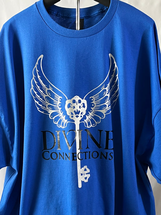 Royal Blue Divine Connections Custom T-Shirt