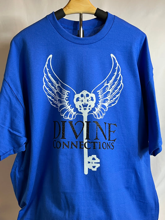 Royal Blue w/Glitter Divine Connections T-Shirt