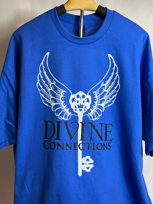 Royal Blue w/Glitter Divine Connections T-Shirt