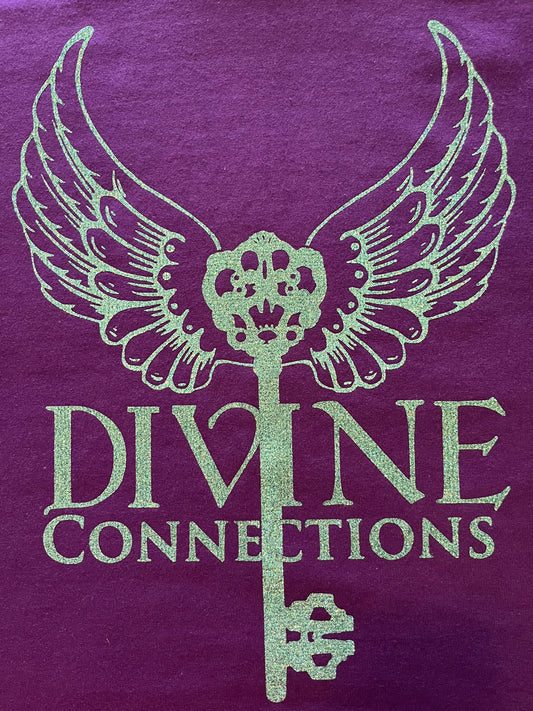 Purple with Teal Divine Connections T-Shirt